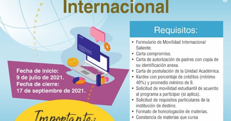 Convocatoria para MOVILIDAD VIRTUAL