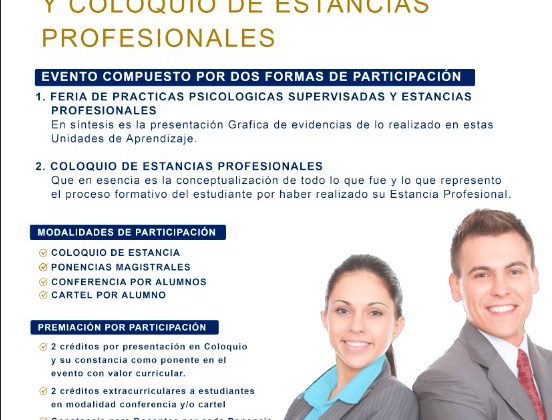 4ta Feria de prácticas psicológicas supervisadas y Coloquio de Estancias Profesionales